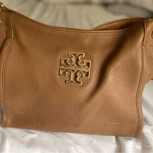 Tory Burch Brown Leather Shoulder Bag
